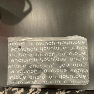 Monogram Younique Top Zip Makeup Bag